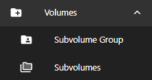 Subvolumes Navigation